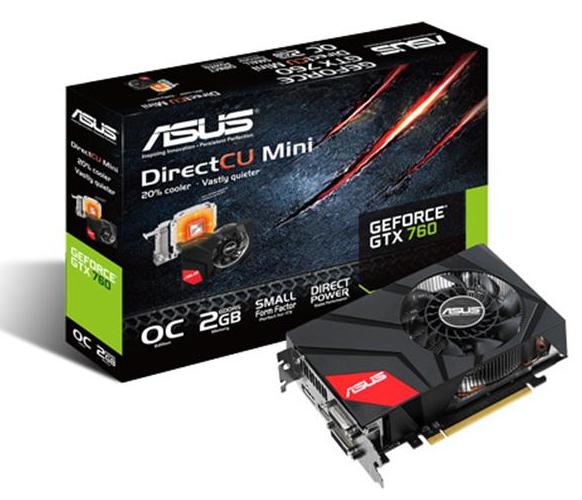 Видеокарта GeForce GTX 760 от Asus.